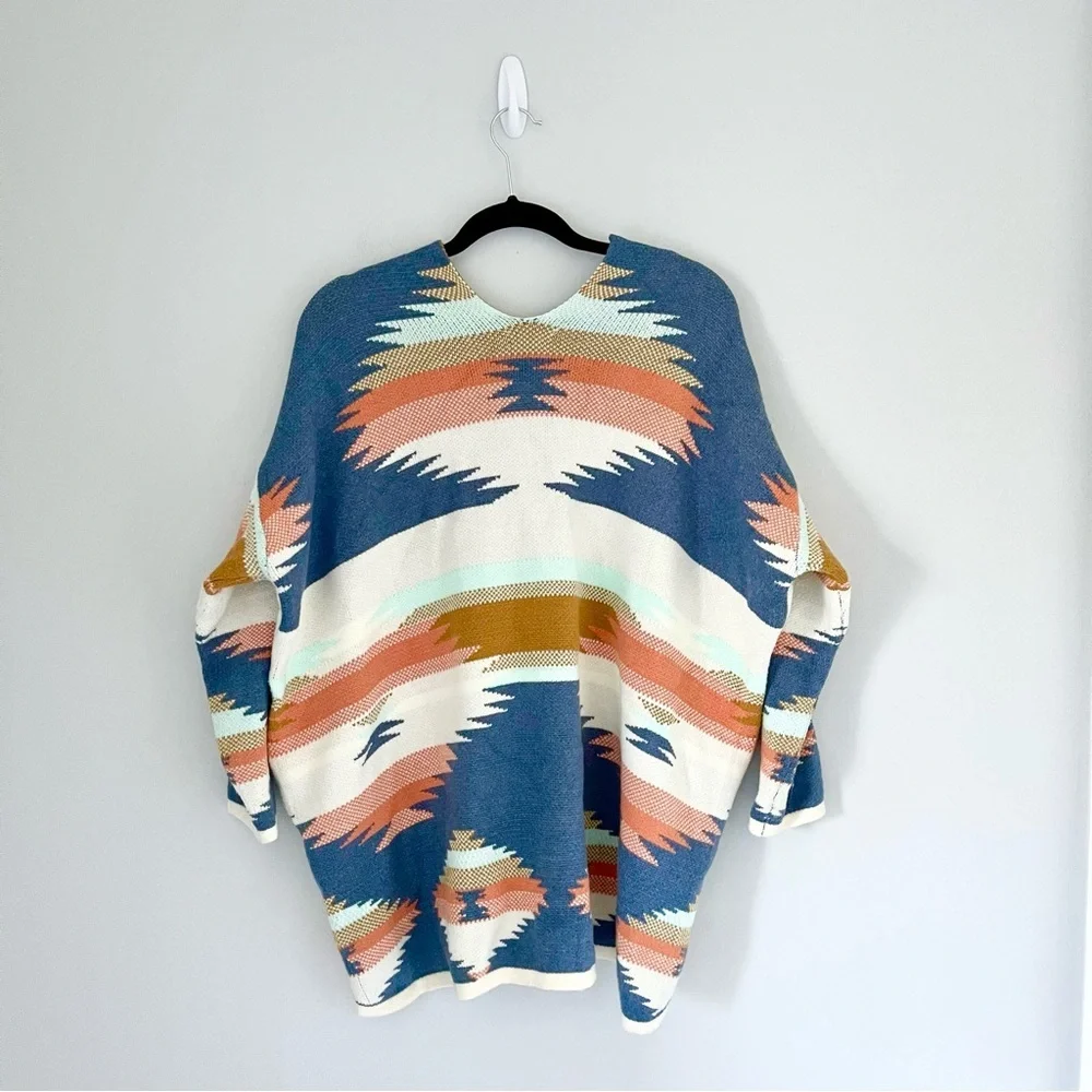Mah Dah Hey Trail Aztec Print Sweater Size Small/Medium